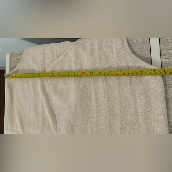 Barefoot Dreams CozyChic Ultra Lite Sleeveless Shawl Vest Relaxed Lagenlook Sml - Picture 8 of 11